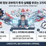 경제 뉴스 과소비로 인해 투자에 어려움을 겪고 스트레스를 받는 투자자
